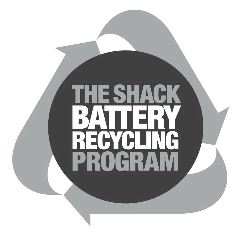 Trademark Logo THE SHACK BATTERY RECYCLING PROGRAM