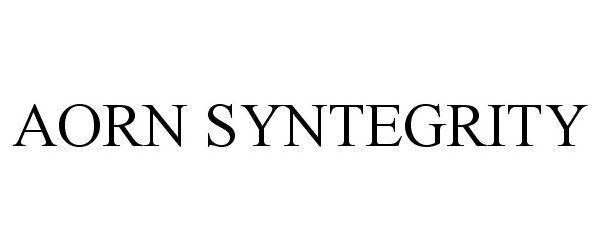 Trademark Logo AORN SYNTEGRITY