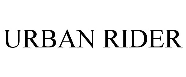 Trademark Logo URBAN RIDER