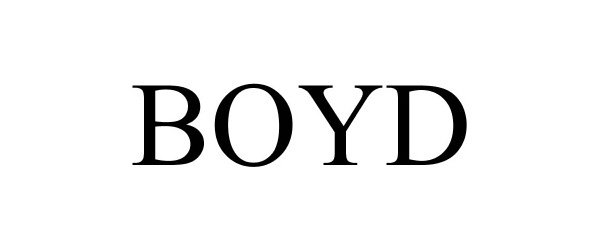 Trademark Logo BOYD