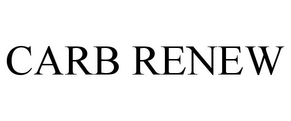 Trademark Logo CARB RENEW