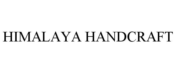 Trademark Logo HIMALAYA HANDCRAFT
