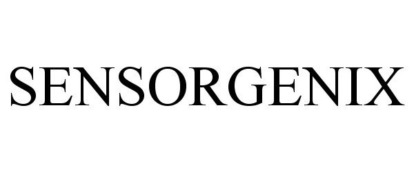 Trademark Logo SENSORGENIX