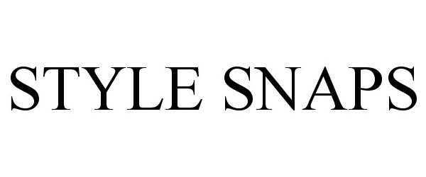 Trademark Logo STYLE SNAPS