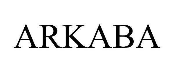 Trademark Logo ARKABA