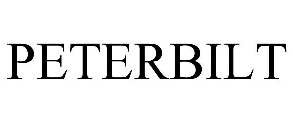 Trademark Logo PETERBILT