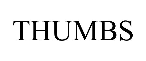 Trademark Logo THUMBS
