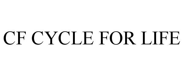  CF CYCLE FOR LIFE