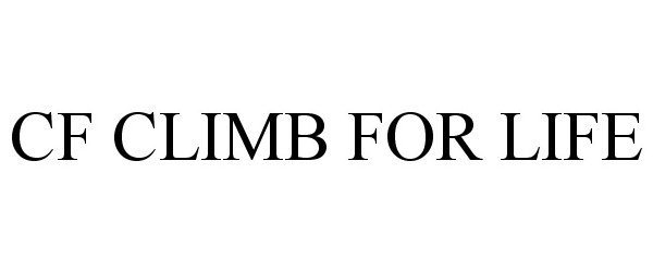  CF CLIMB FOR LIFE