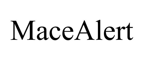 Trademark Logo MACEALERT