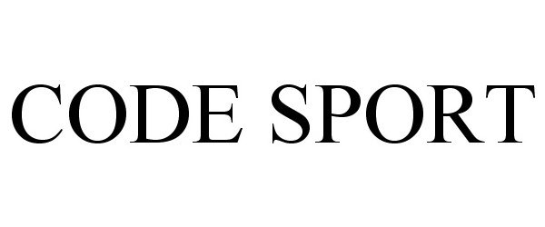  CODE SPORT