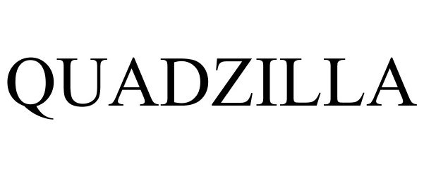 Trademark Logo QUADZILLA