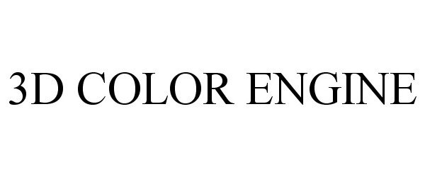 Trademark Logo 3D COLOR ENGINE