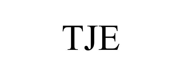 Trademark Logo TJE