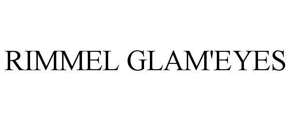 Trademark Logo RIMMEL GLAM'EYES