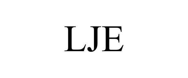 Trademark Logo LJE
