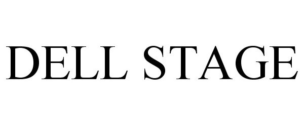 Trademark Logo DELL STAGE