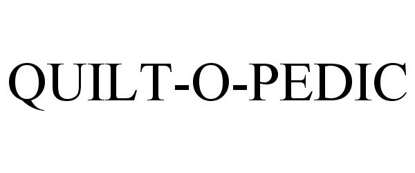 Trademark Logo QUILT-O-PEDIC