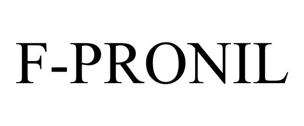 Trademark Logo F-PRONIL