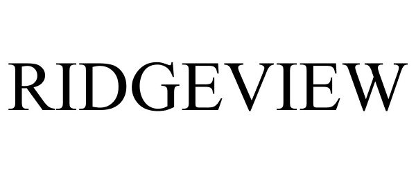 Trademark Logo RIDGEVIEW