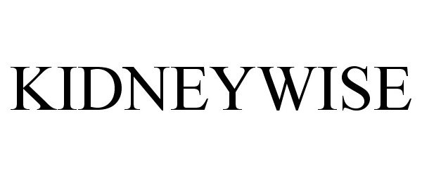 Trademark Logo KIDNEYWISE