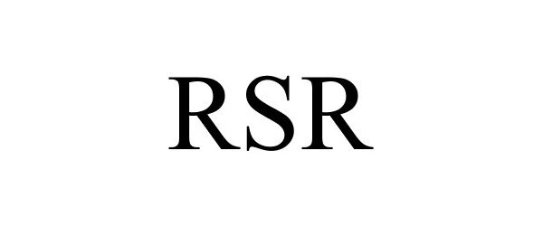 Trademark Logo RSR