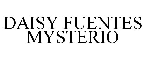  DAISY FUENTES MYSTERIO