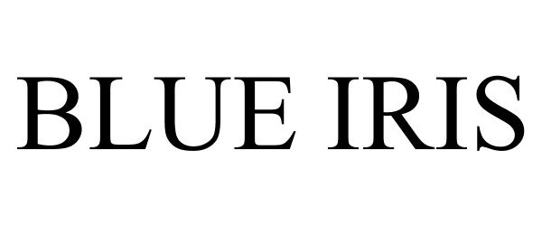 Trademark Logo BLUE IRIS