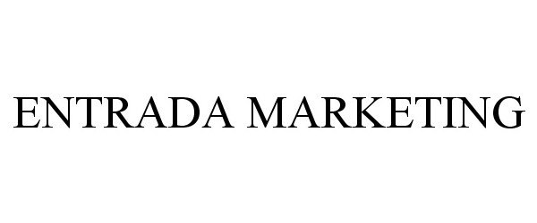 Trademark Logo ENTRADA MARKETING