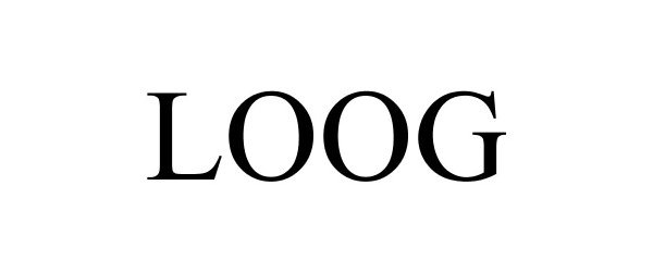 Trademark Logo LOOG