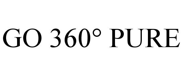 Trademark Logo GO 360Â° PURE
