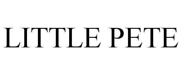 Trademark Logo LITTLE PETE