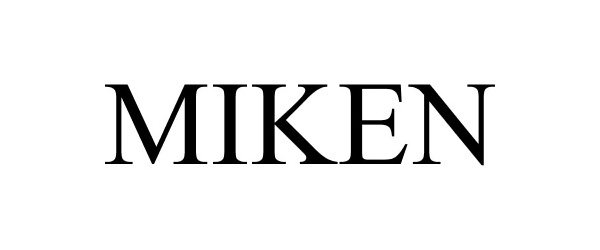 Trademark Logo MIKEN