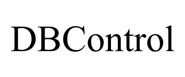 Trademark Logo DBCONTROL