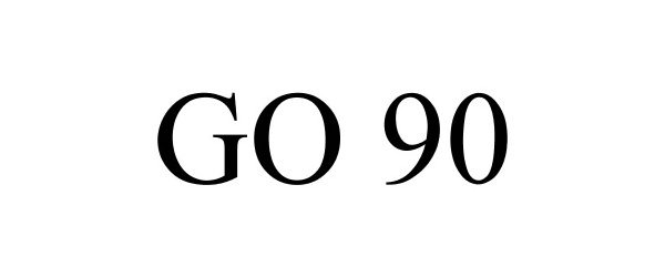 Trademark Logo GO 90