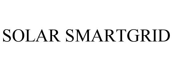 Trademark Logo SOLAR SMARTGRID