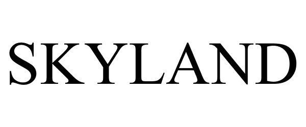 Trademark Logo SKYLAND