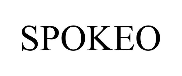 Trademark Logo SPOKEO
