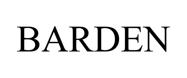 Trademark Logo BARDEN