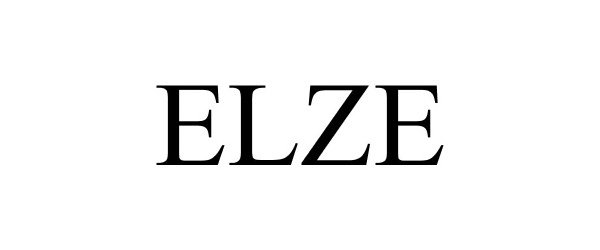 Trademark Logo ELZE