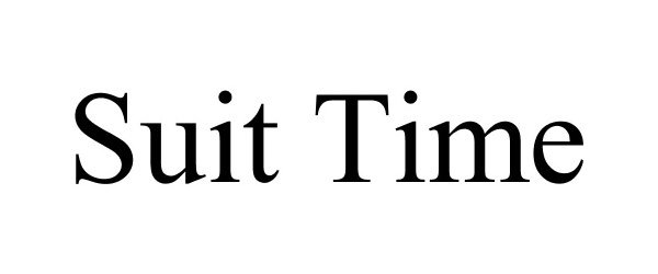 Trademark Logo SUIT TIME