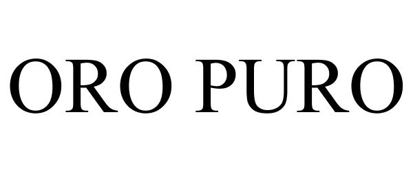 Trademark Logo ORO PURO