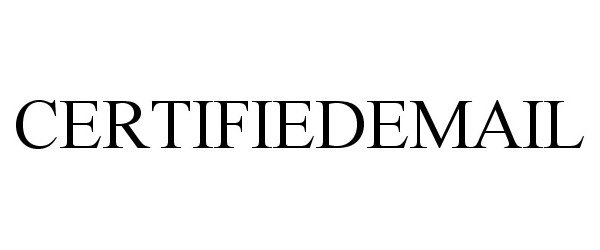 Trademark Logo CERTIFIEDEMAIL