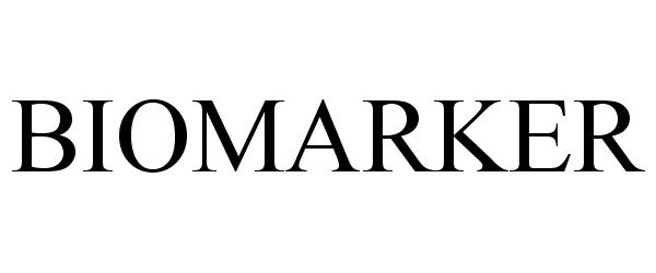 Trademark Logo BIOMARKER