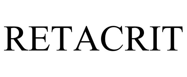 Trademark Logo RETACRIT
