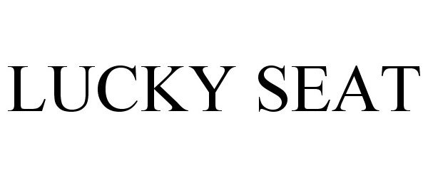 Trademark Logo LUCKY SEAT