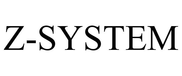 Trademark Logo Z-SYSTEM