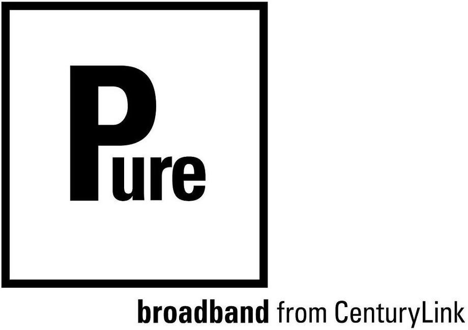 Trademark Logo PURE BROADBAND FROM CENTURYLINK