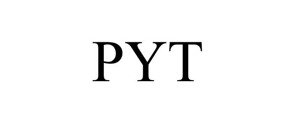 Trademark Logo PYT