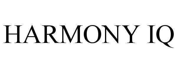 Trademark Logo HARMONY IQ